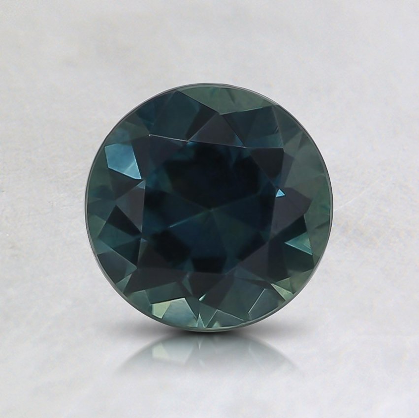 6mm Premium Teal Round Montana Sapphire