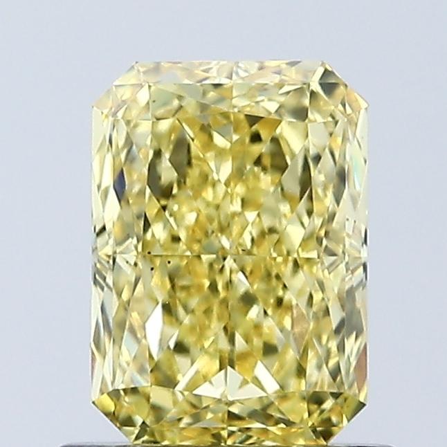 1.01 Ct. Fancy Vivid Yellow Radiant Lab Grown Diamond