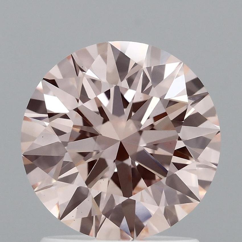 1.63 Ct. Fancy Intense Pink Round Lab Grown Diamond