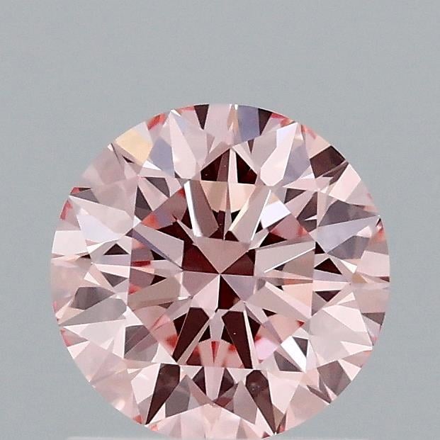 1.07 Ct. Fancy Intense Pink Round Lab Grown Diamond