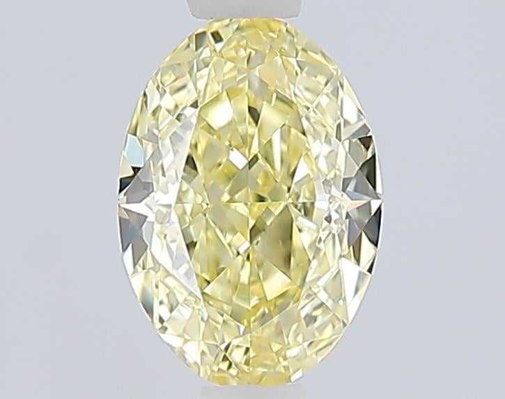 1.10 Ct. Fancy Intense  Yellow Oval Lab Grown Diamond