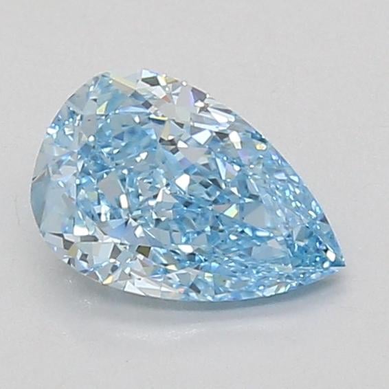 1.10 Ct. Fancy Vivid Blue Pear Lab Grown Diamond