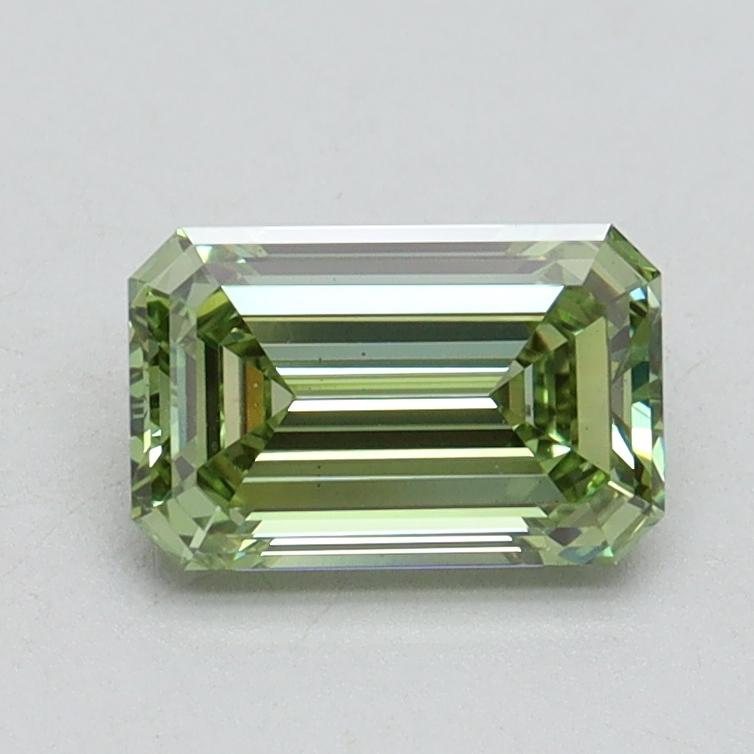 1.02 Ct. Fancy Intense Green Emerald Lab Grown Diamond