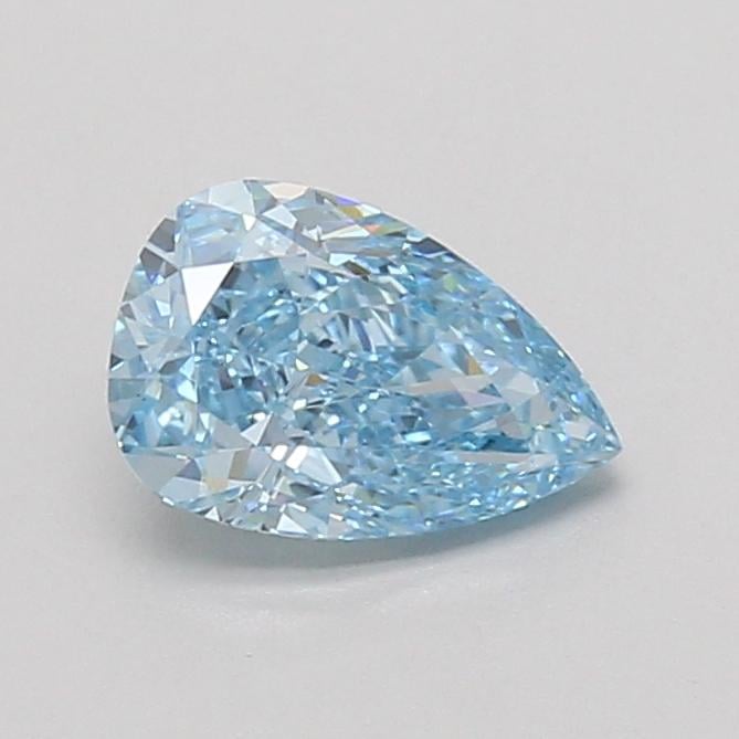 1.10 Ct. Fancy Vivid Blue Pear Lab Grown Diamond