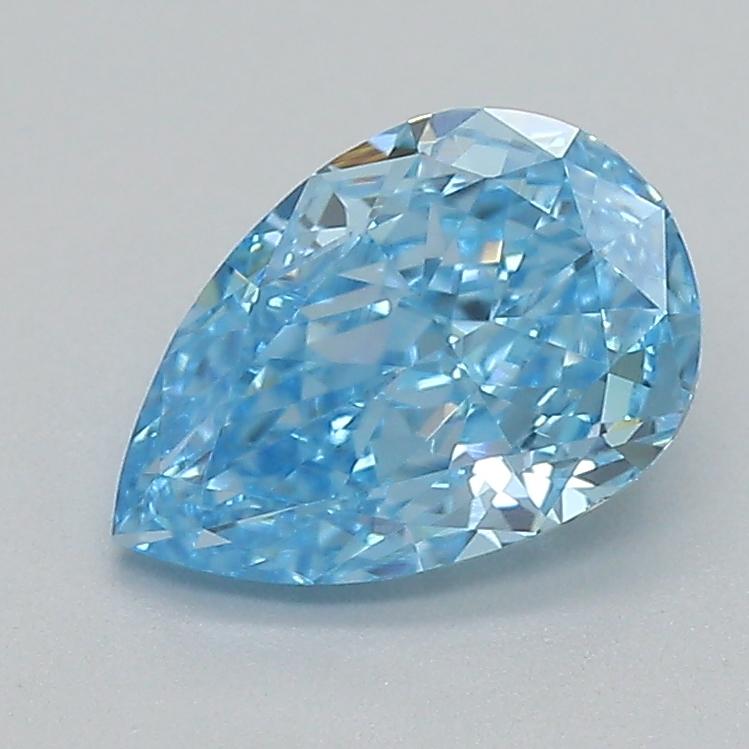 0.73 Ct. Fancy Blue Pear Lab Grown Diamond