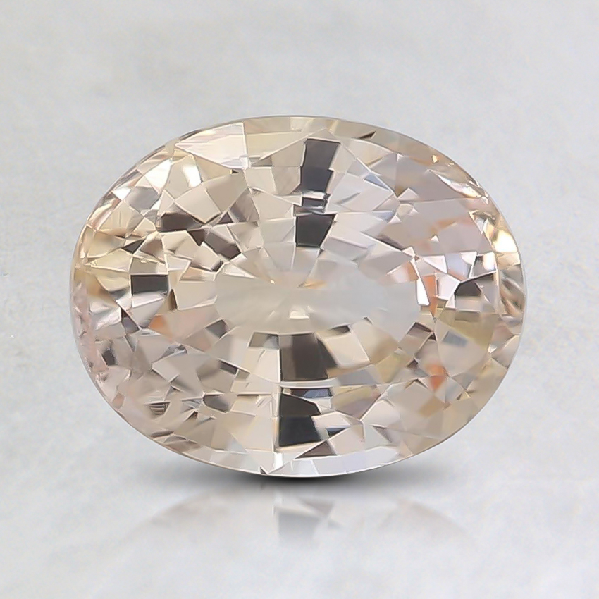 7.7x6.1mm Unheated Yellow Oval Sapphire