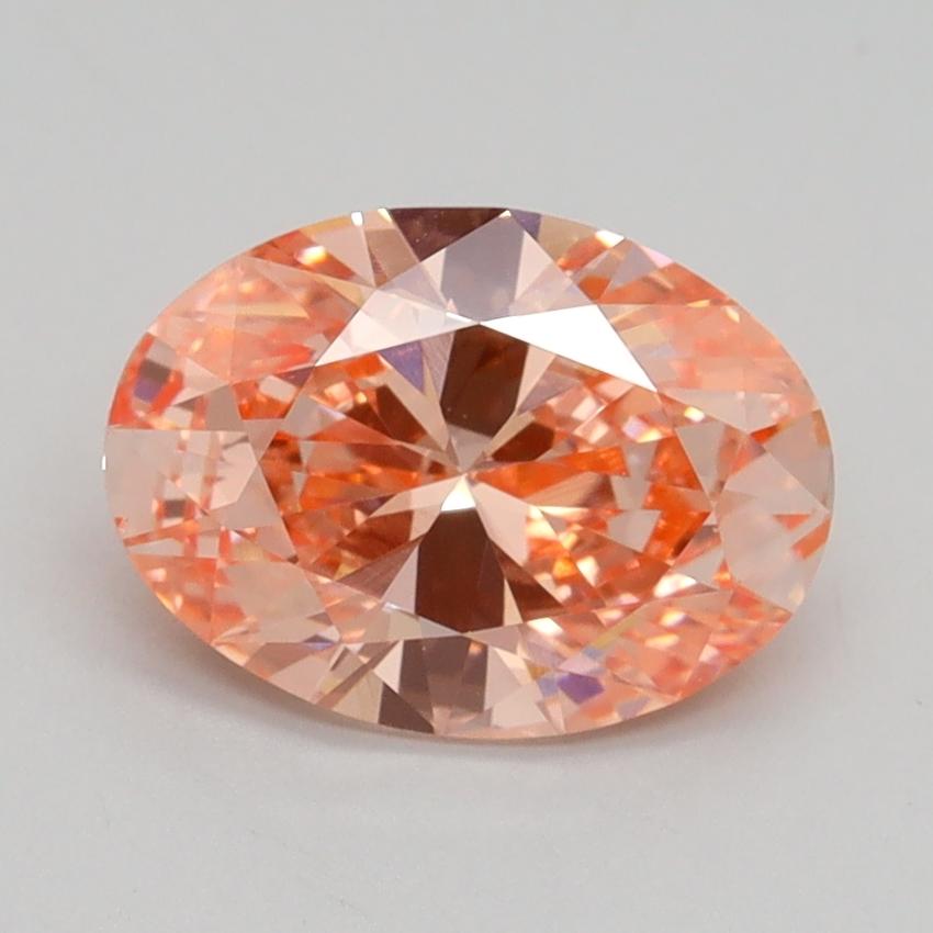 1.80 Ct. Fancy Vivid Pink Oval Lab Grown Diamond