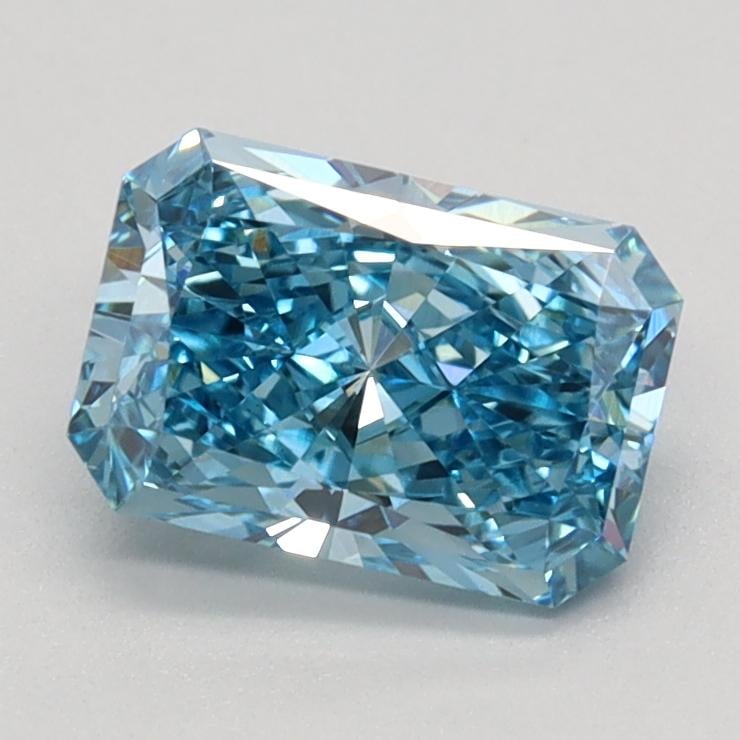 1.03 Ct. Fancy Vivid Blue Radiant Lab Grown Diamond