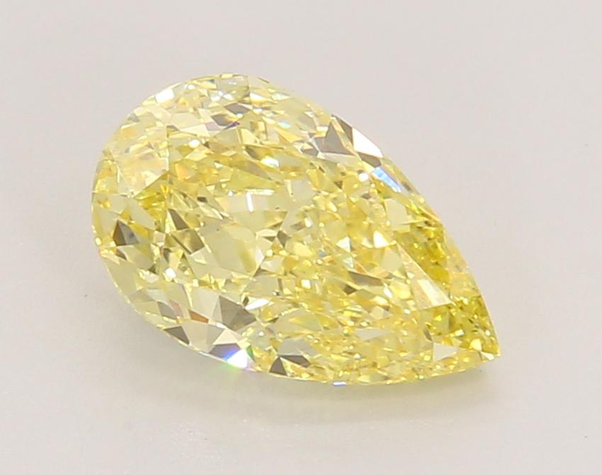 1.67 Ct. Fancy Vivid Yellow Pear Lab Grown Diamond