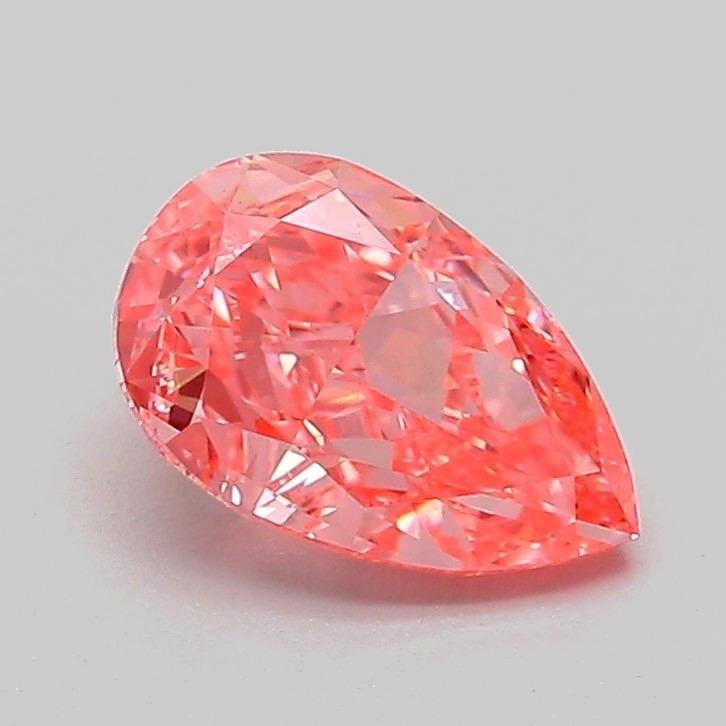 1.10 Ct. Fancy Vivid Pink Pear Lab Grown Diamond