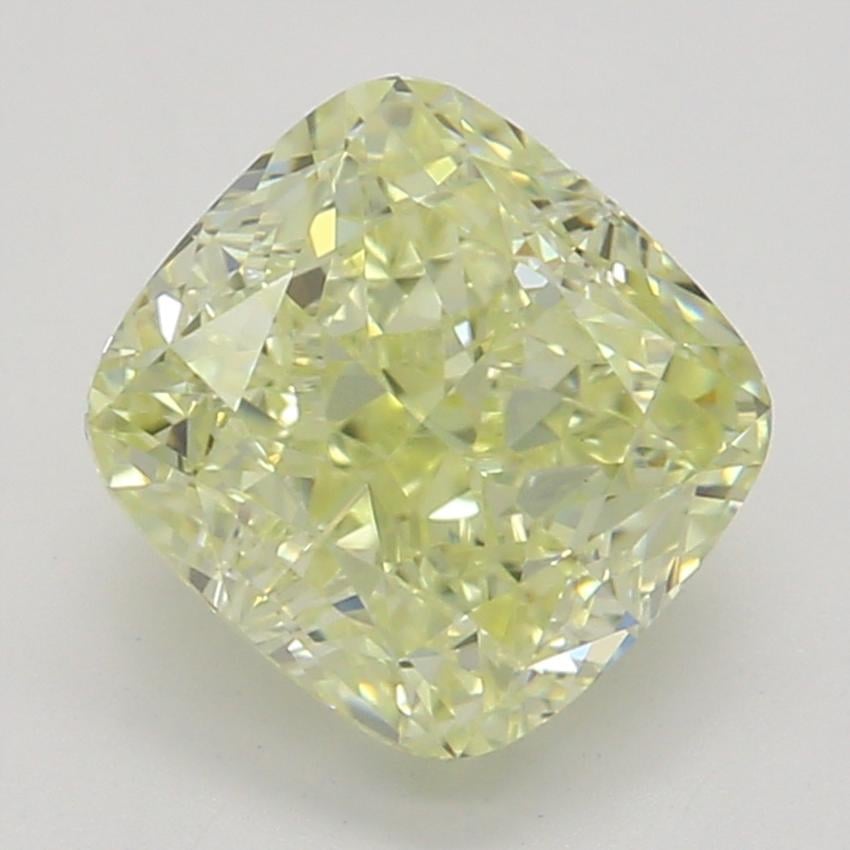 1.06 Ct. Fancy Light Yellow Cushion Diamond