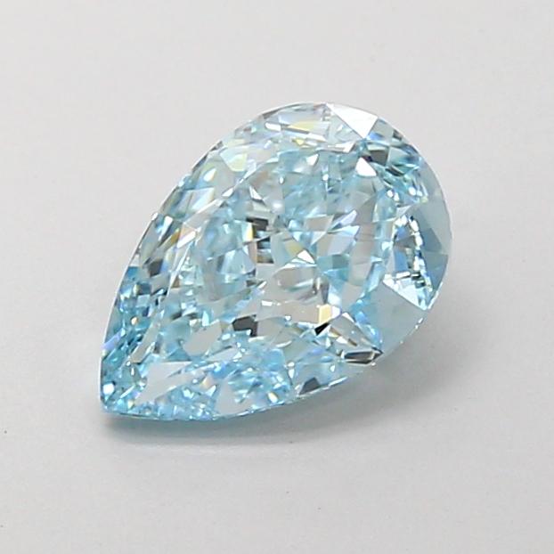 1.49 Ct. Fancy Vivid  Blue Pear Lab Grown Diamond