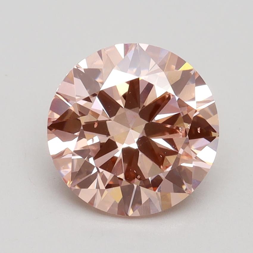 2.00 Ct. Fancy Intense Pink Round Lab Grown Diamond