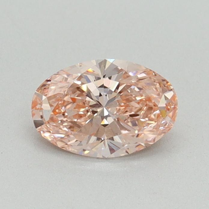 0.50 Ct. Fancy Intense Pink Oval Lab Grown Diamond