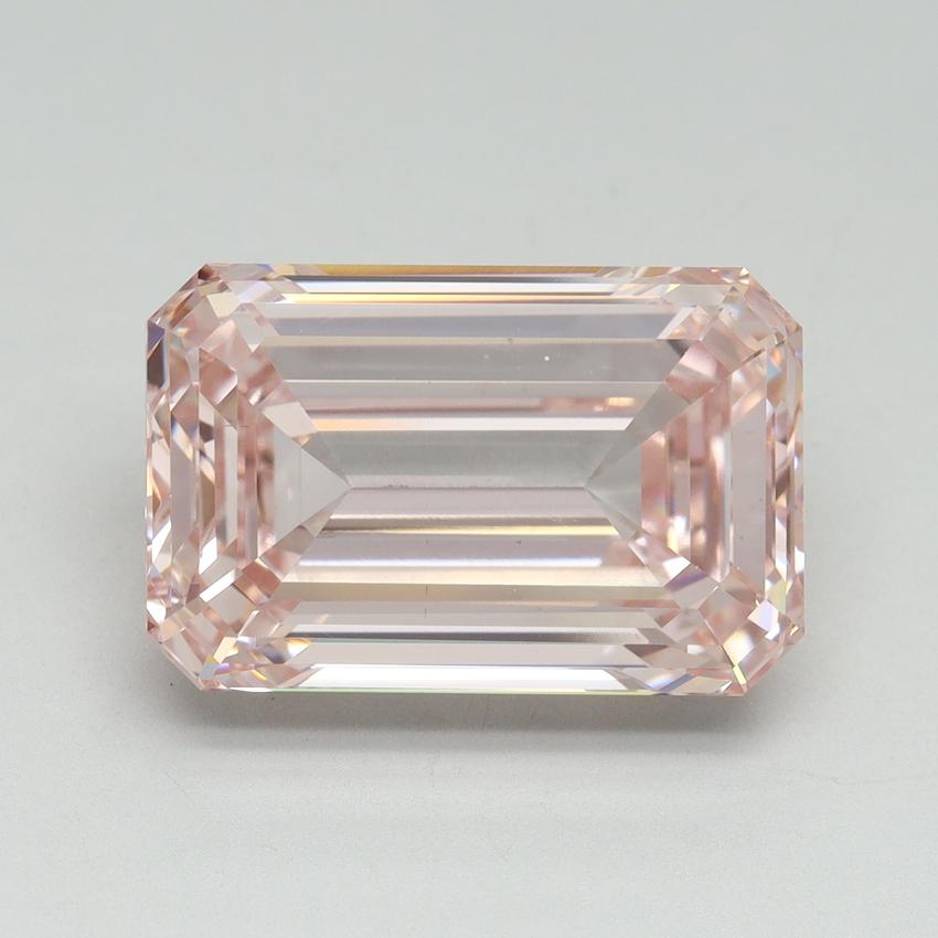 8.58 Ct. Fancy Intense Pink Emerald Lab Grown Diamond