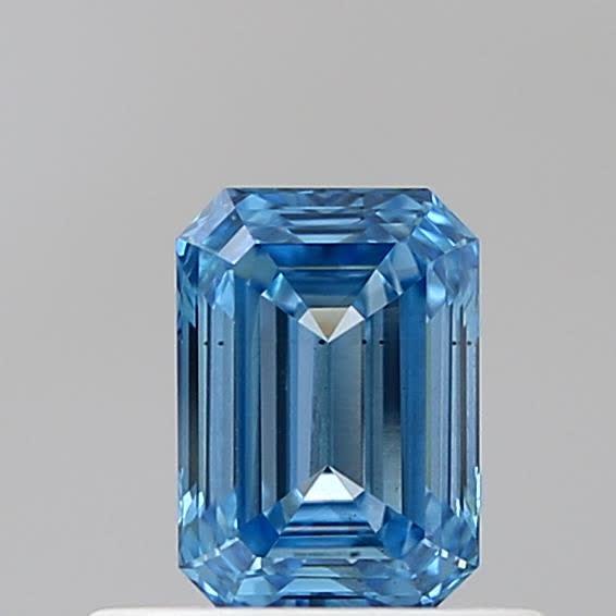 0.50 Ct. Fancy Vivid Blue Emerald Lab Grown Diamond