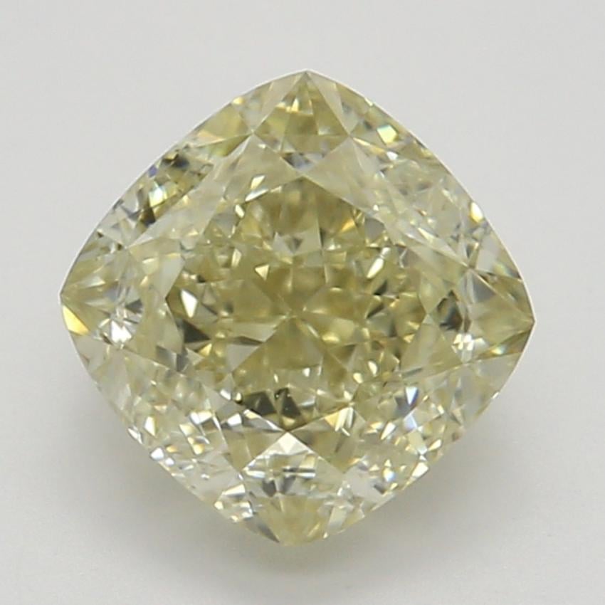 0.81 Ct. Fancy Light Brownish Yellow Cushion Diamond