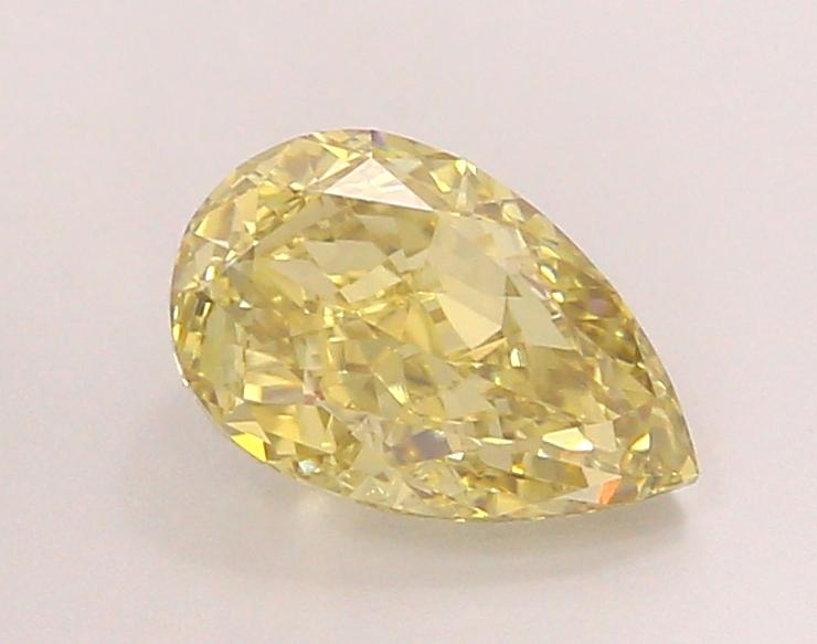 2.05 Ct. Fancy Yellow Pear Lab Grown Diamond