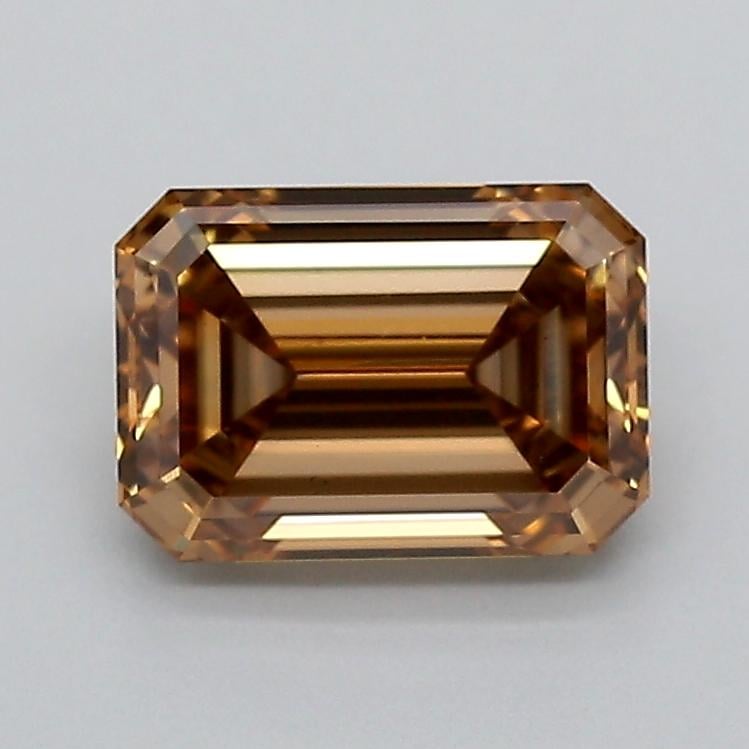 1.04 Ct. Fancy Light  Brown Emerald Lab Grown Diamond