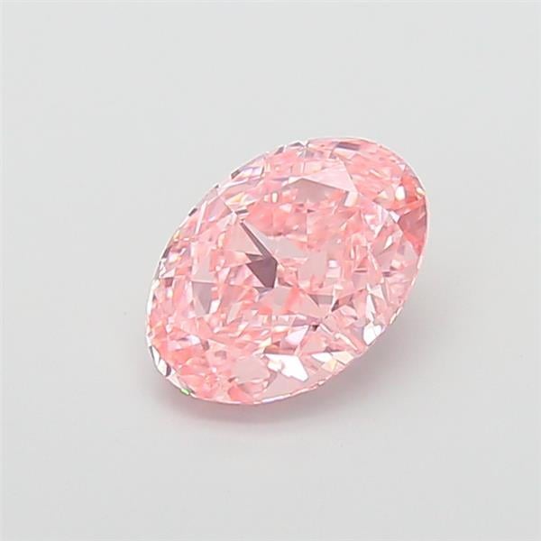 2.51 Ct. Fancy Vivid Pink Oval Lab Grown Diamond