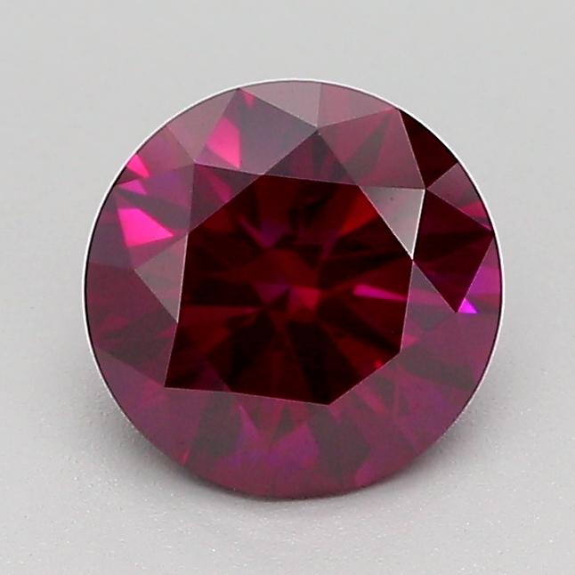 1.09 Ct. Fancy Red Round Lab Grown Diamond