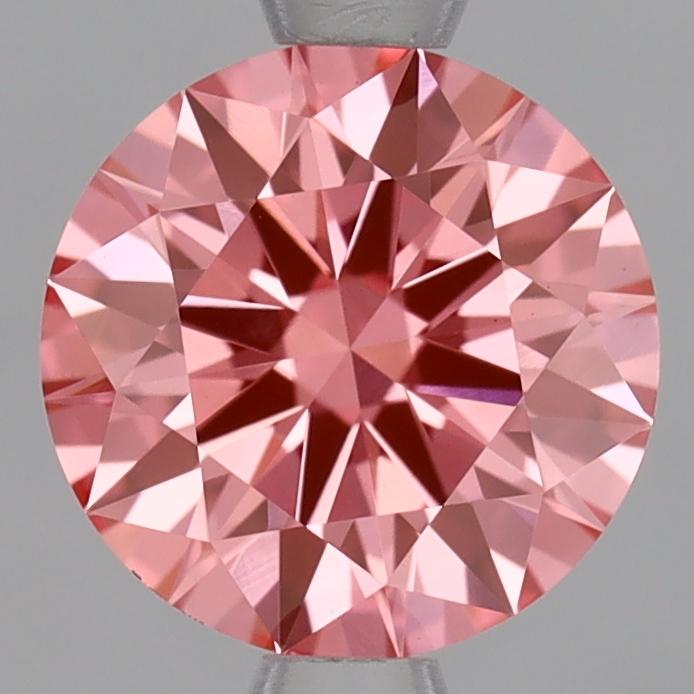 1.07 Ct. Fancy Vivid Pink Round Lab Grown Diamond