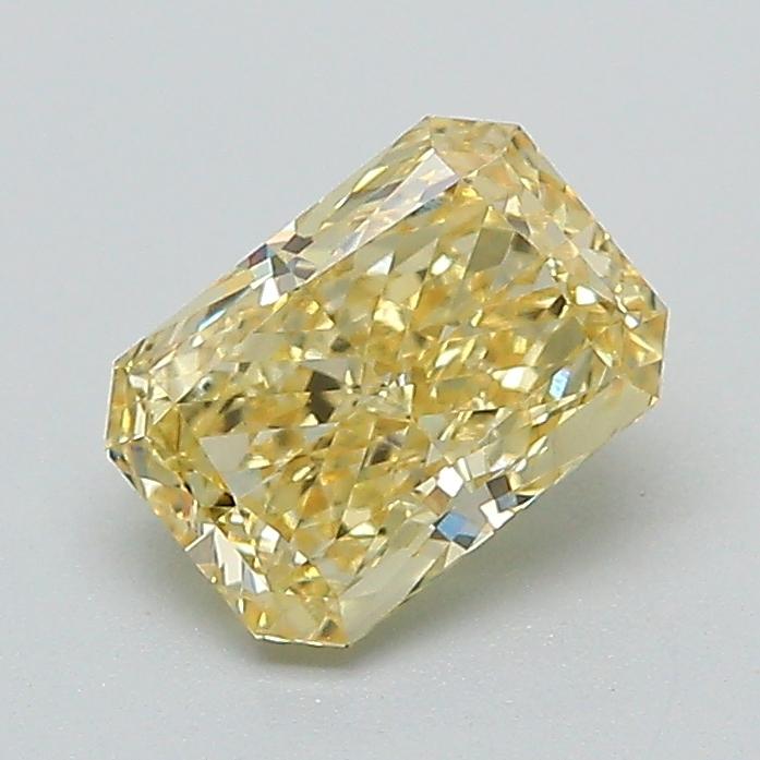 1.03 Ct. Fancy Vivid Yellow Radiant Lab Grown Diamond