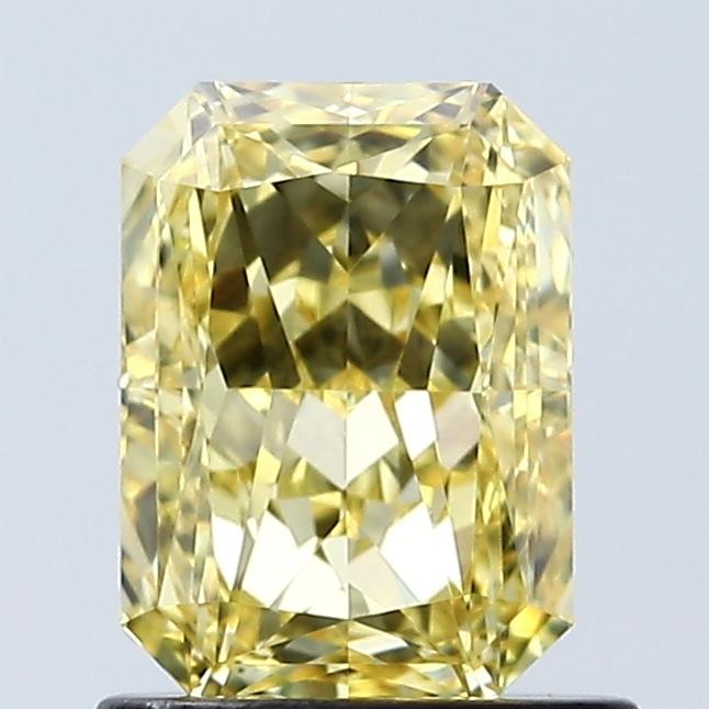 1.06 Ct. Fancy Vivid Yellow Radiant Lab Grown Diamond