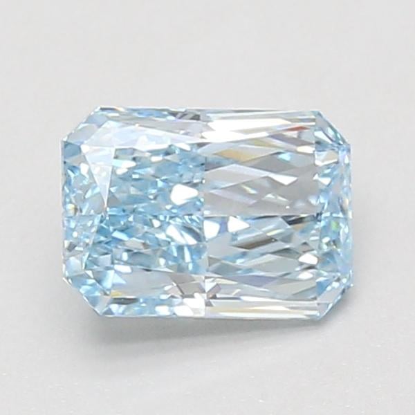 1.22 Ct. Fancy Vivid Blue Radiant Lab Grown Diamond