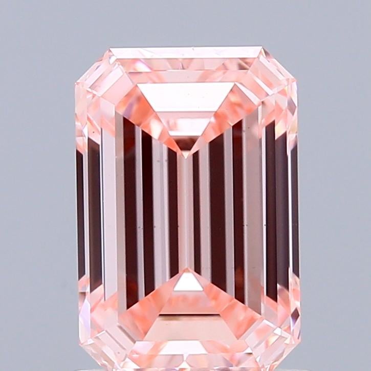 1.56 Ct. Fancy Vivid Pink Emerald Lab Grown Diamond