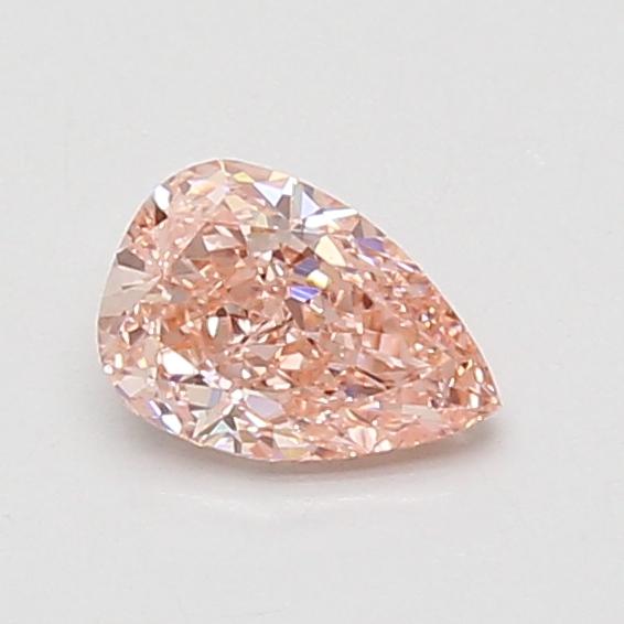 0.61 Ct. Fancy Vivid Pink Pear Lab Grown Diamond