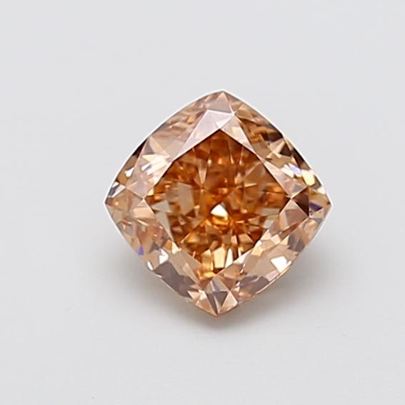 1.07 Ct. Fancy Light  Brown Cushion Lab Grown Diamond