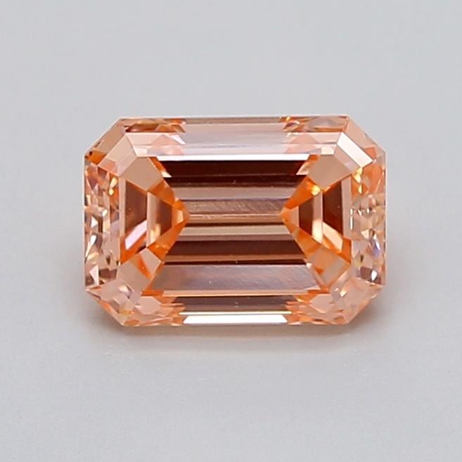 1.02 Ct. Fancy Vivid  Orange Emerald Lab Grown Diamond