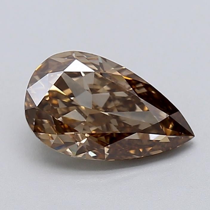 2.02 Ct. Fancy  Brown Pear Lab Grown Diamond