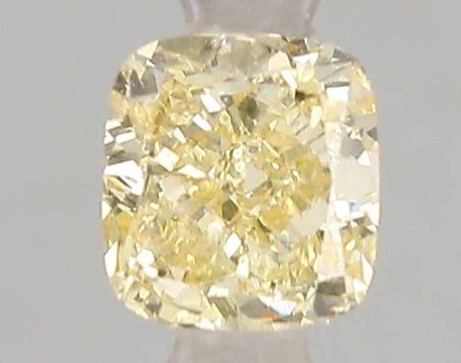 1.02 Ct. Fancy Intense Yellow Cushion Lab Grown Diamond
