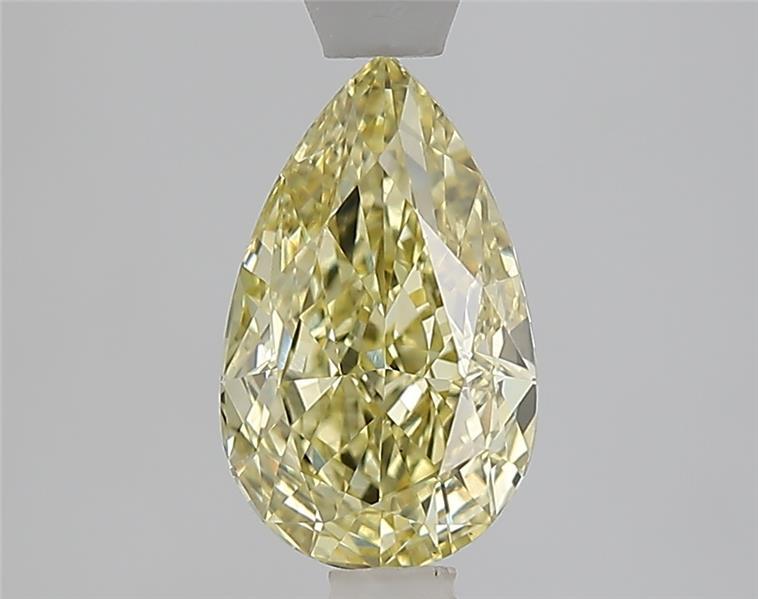 1.59 Ct. Fancy Intense Yellow Pear Lab Grown Diamond
