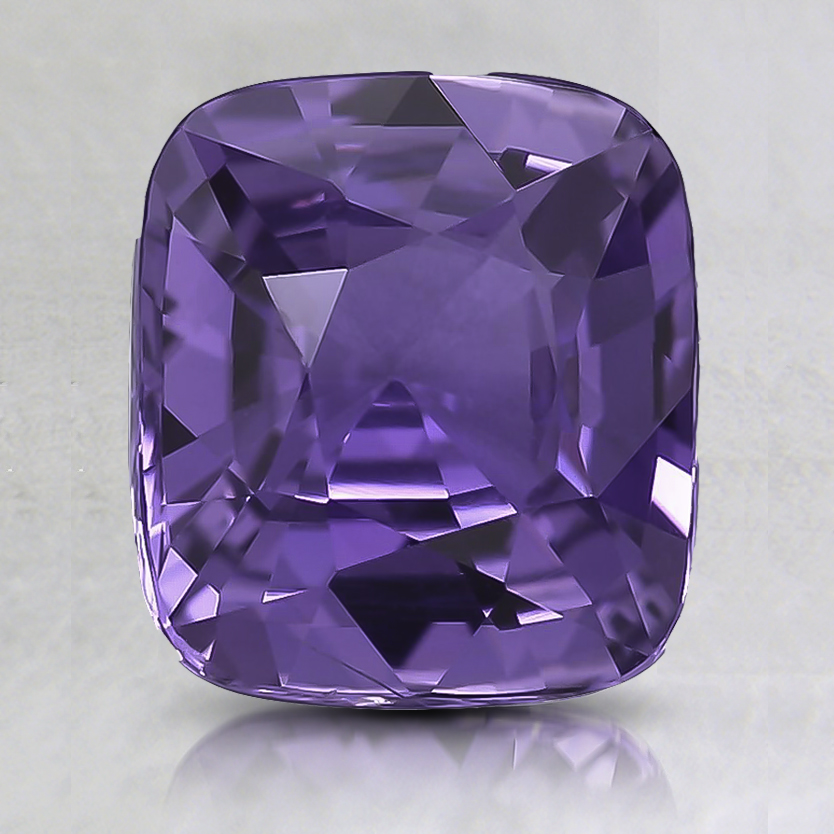 7.7x6.9mm Purple Cushion Sapphire
