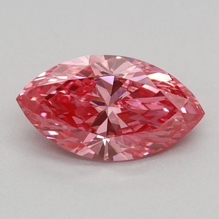 0.40 Ct. Fancy Vivid Pink Marquise Lab Grown Diamond