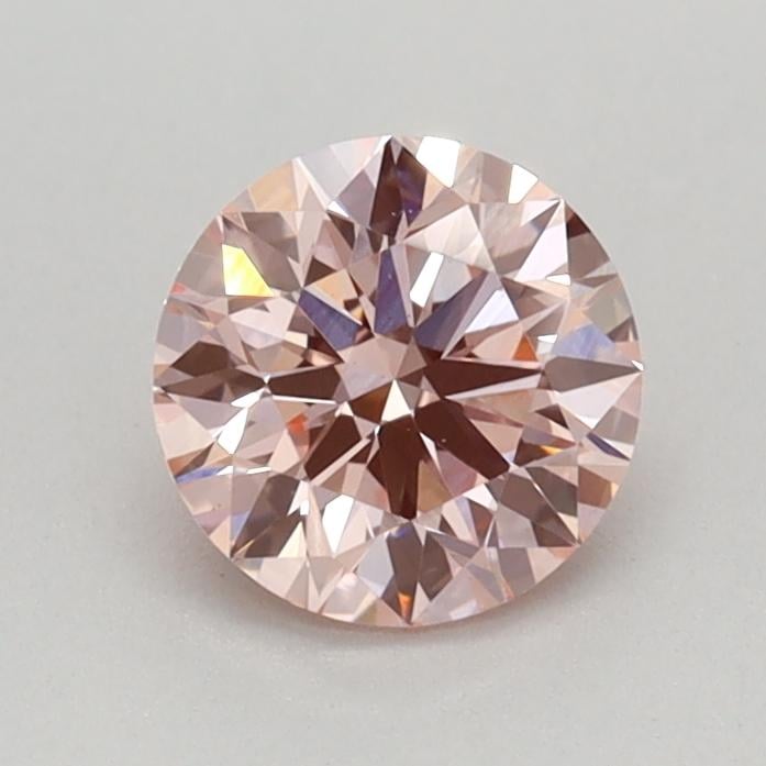 0.59 Ct. Fancy Vivid Pink Round Lab Grown Diamond