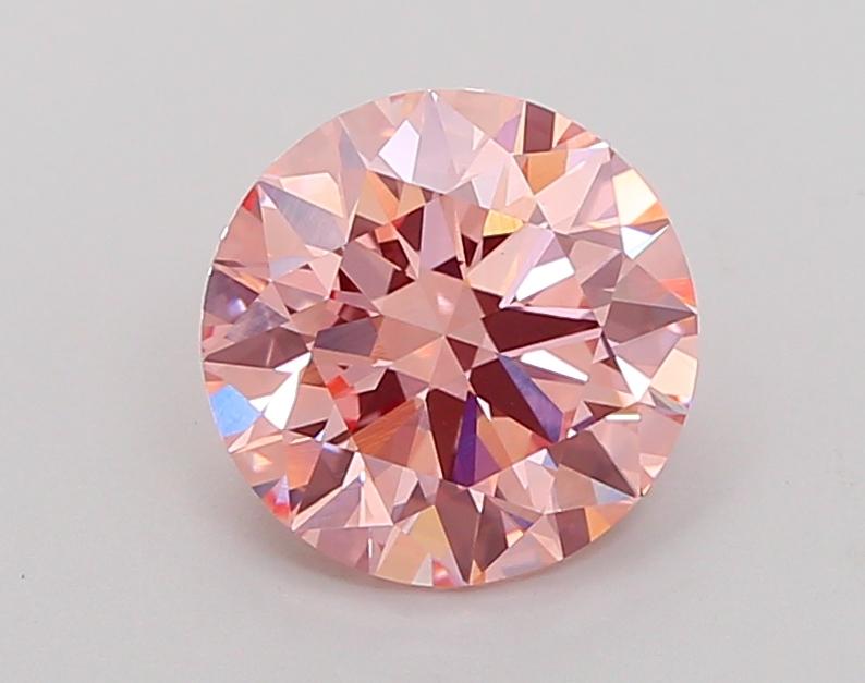 2.41 Ct. Fancy Vivid Pink Round Lab Grown Diamond