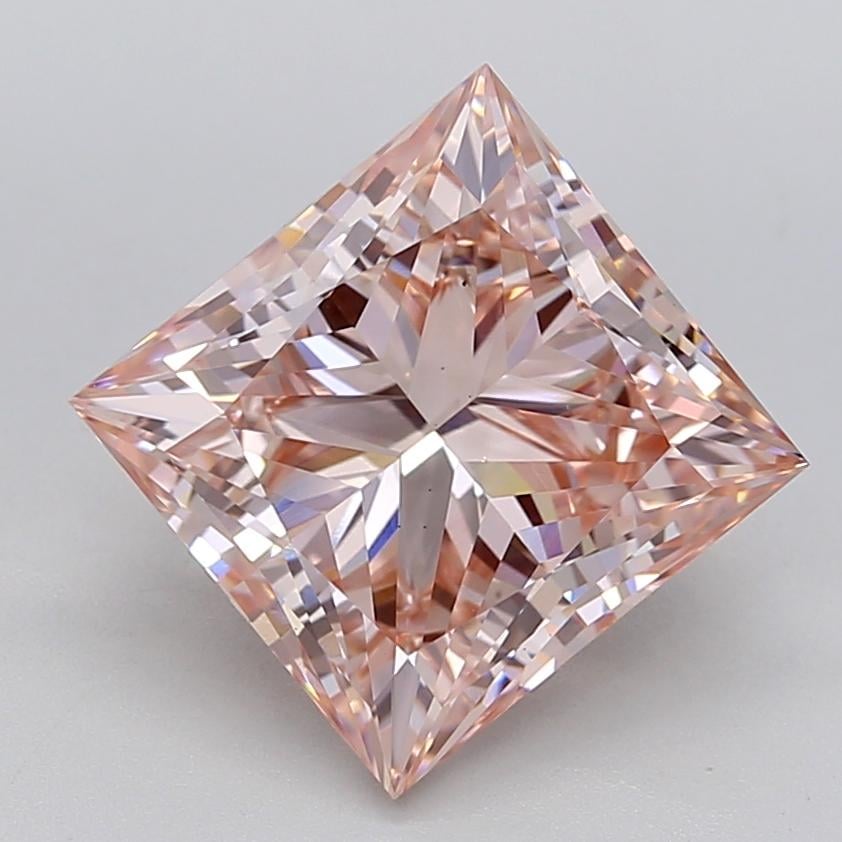 5.90 Ct. Fancy Intense Pink Princess Lab Grown Diamond