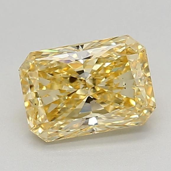 1.02 Ct. Fancy Vivid  Yellow Radiant Lab Grown Diamond