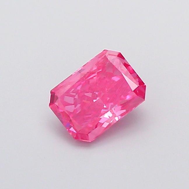 1.07 Ct. Fancy Vivid  Pink Radiant Lab Grown Diamond