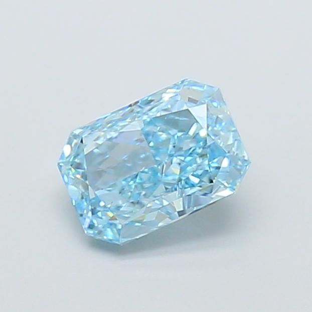 1.01 Ct. Fancy Vivid Blue Radiant Lab Grown Diamond