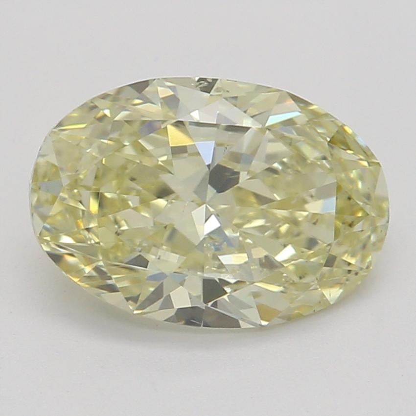 1.00 Ct. Fancy Light Yellow Oval Diamond
