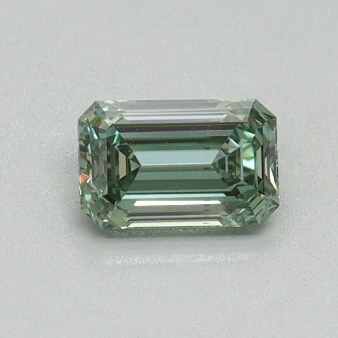 0.45 Ct. Fancy Vivid Green Emerald Lab Grown Diamond