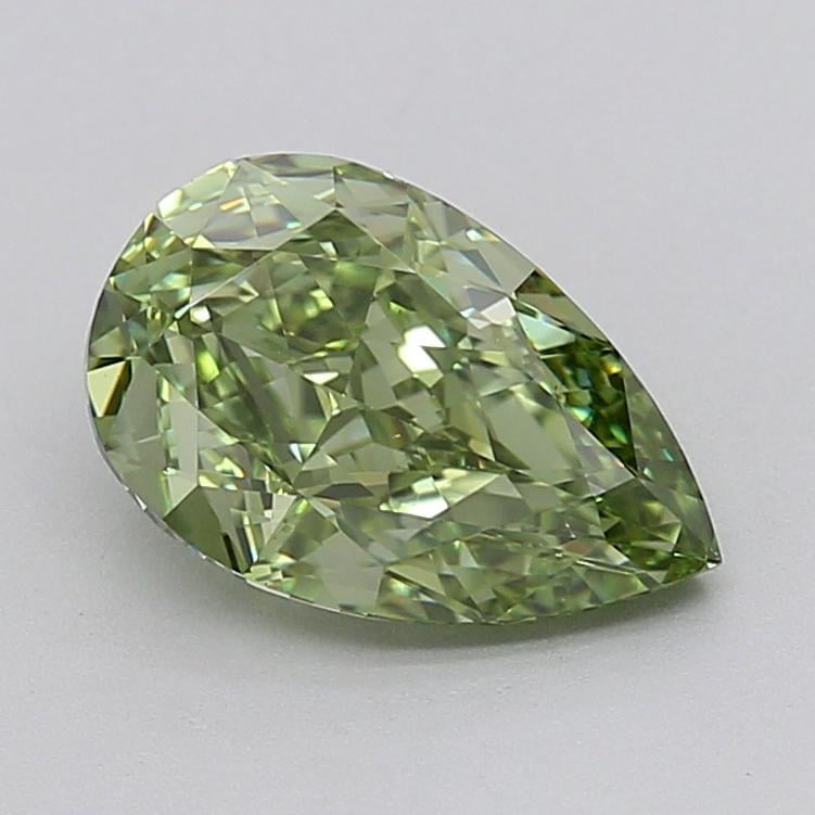 2.99 Ct. Fancy Green Pear Lab Grown Diamond