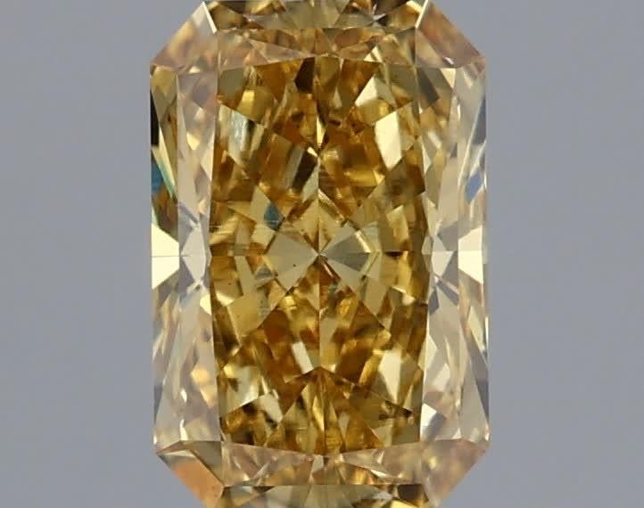 1.05 Ct. Fancy Vivid Yellow Radiant Lab Grown Diamond