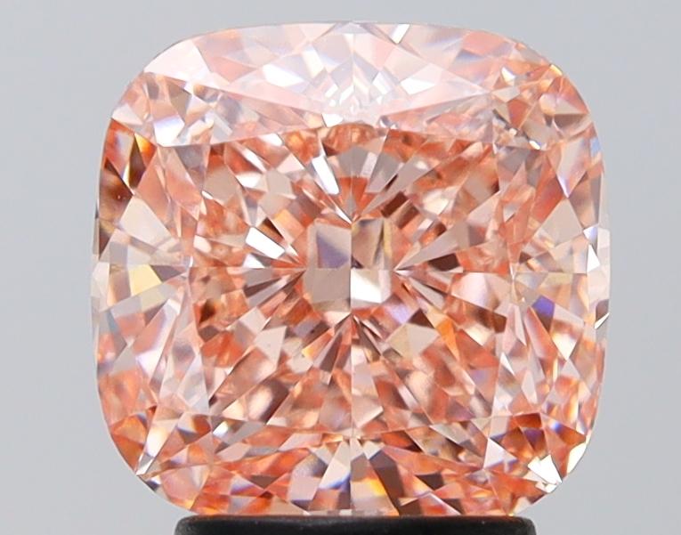 3.40 Ct. Fancy Intense Pink Cushion Lab Grown Diamond