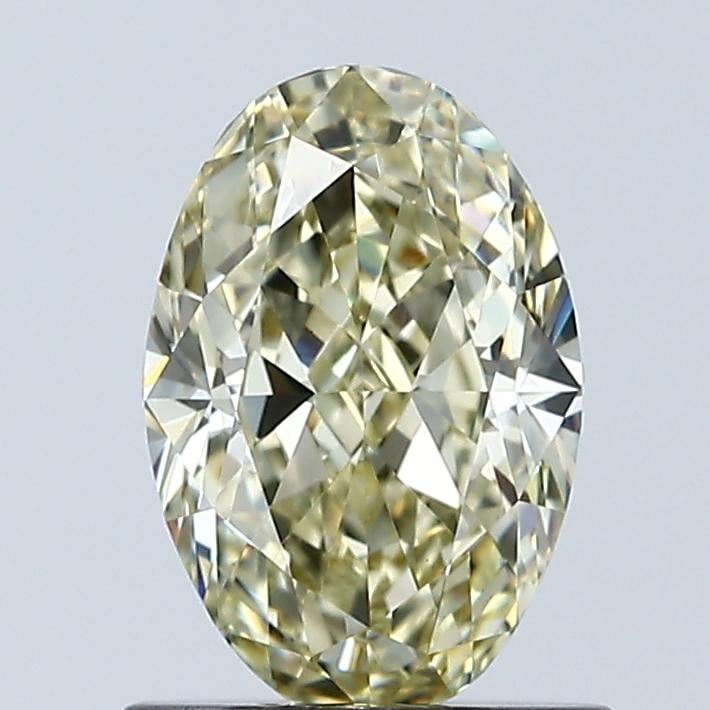 1.07 Ct. Fancy Yellow Oval Lab Grown Diamond